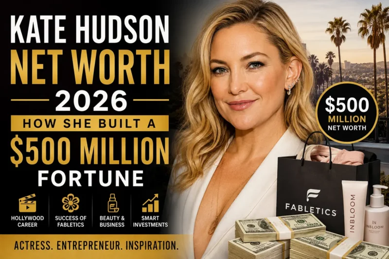 Kate Hudson Net Worth 2026 – How She Built a $500 Million Fortune